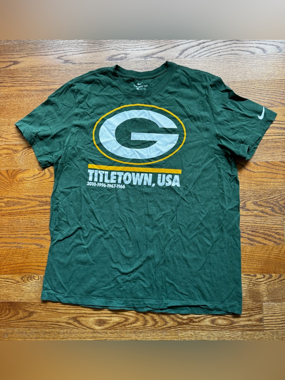 Nike Green Bay Packers Titletown USA NFL Graphic T-Shirt Green Men’s XL